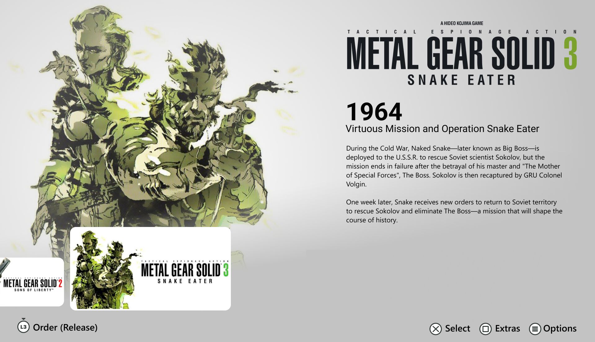 Metal Gear Solid 3 Redesign Page